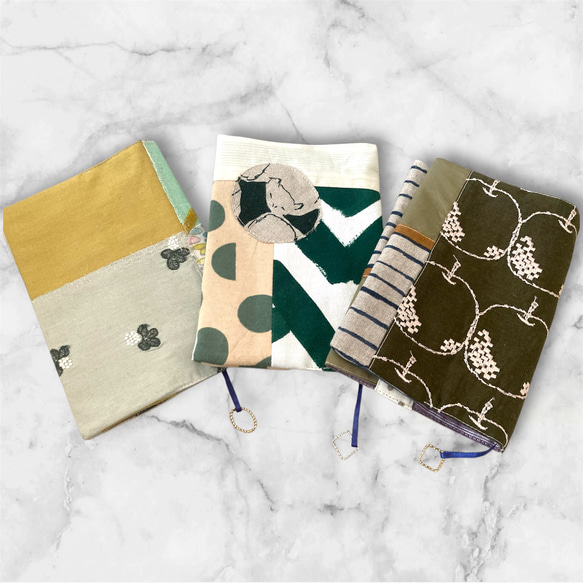 ミナペルホネン 文庫本サイズ ブックカバー 7枚目の画像