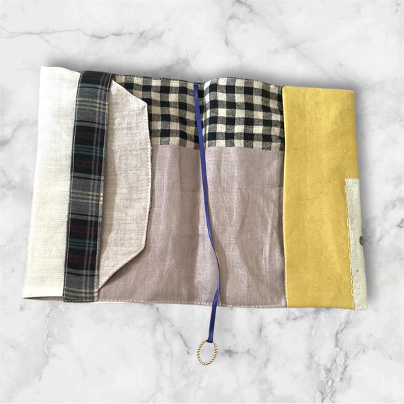 ミナペルホネン 文庫本サイズ ブックカバー 10枚目の画像