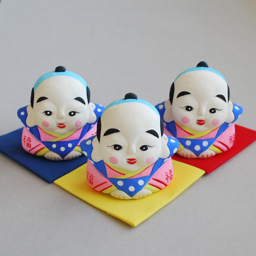 受注制作】縁起物！福助さん 大サイズ その他置物 ことほぎ 通販