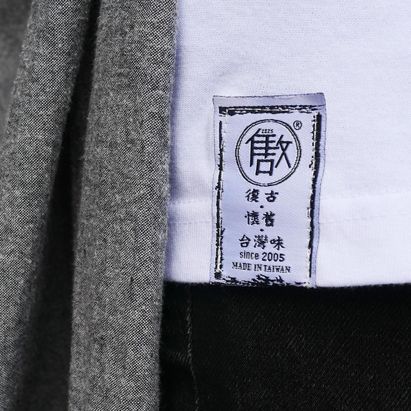 冬季限定長袖T恤 - 小麵攤 - 白 / 限量發行~男女皆宜 親子裝 第12張的照片