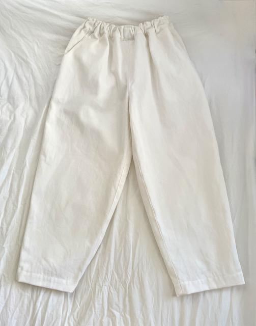 【予約販売】コットンリネンワイドパンツ