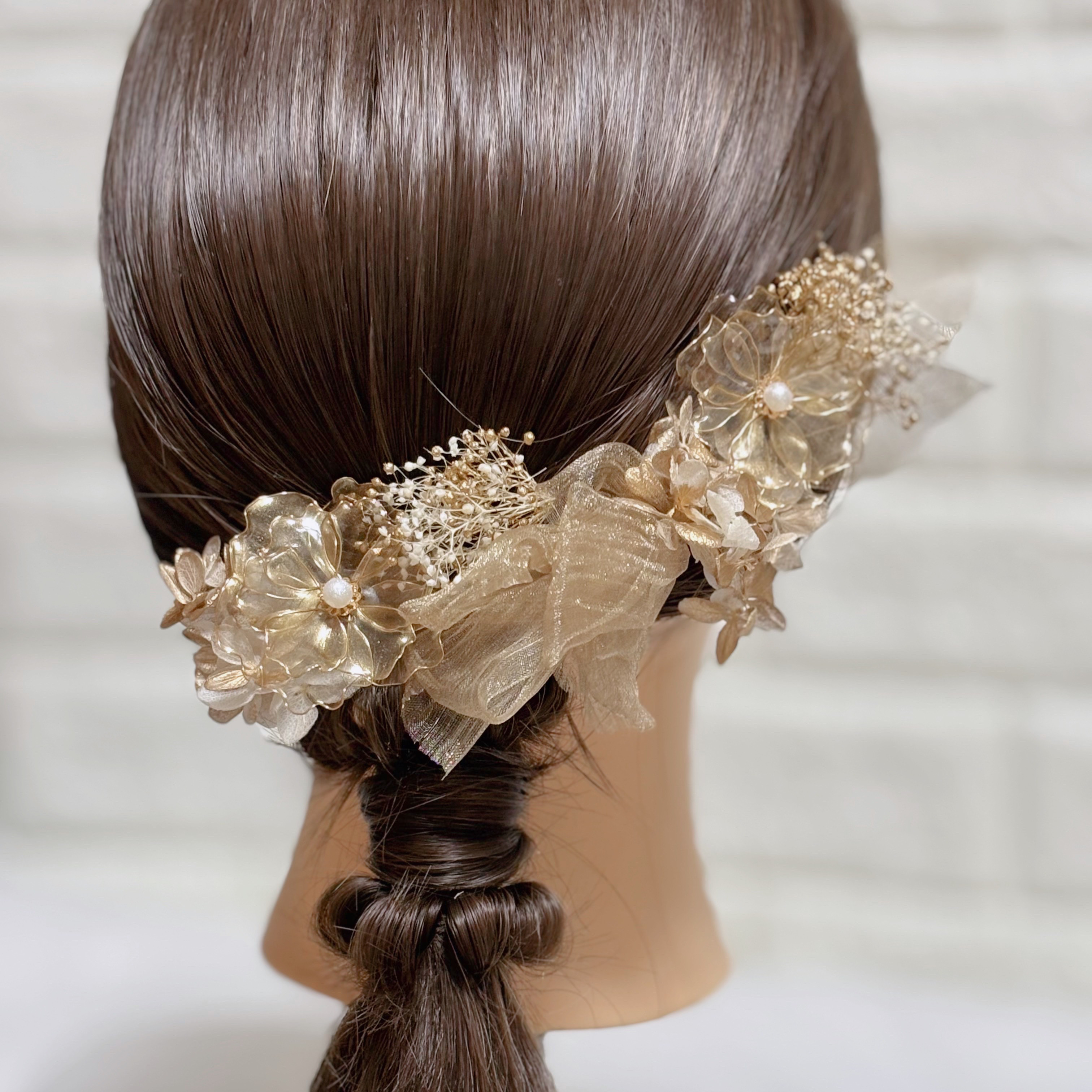 [gold]✳︎ゴールドふわふわヘアアクセサリーmix✳︎
