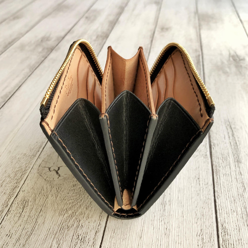 受注製作ナイルクロコダイルL字ファスナーミニウォレット その他ミニ