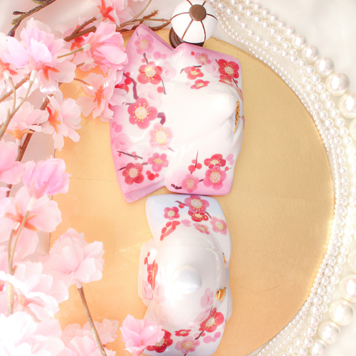 陶器のお雛様 〜ひな祭り〜 桃の節句 ひな人形・雛飾り ❤︎Blanche