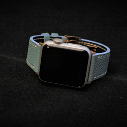 【新作】高級革使用Apple Watch トゴ　レザーベルト　レザーバンド　時計バンド D80 5枚目の画像