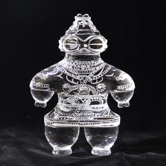 水晶の遮光器土偶 【甲州水晶貴石細工】 659-506 其他擺飾 Do_goods 的