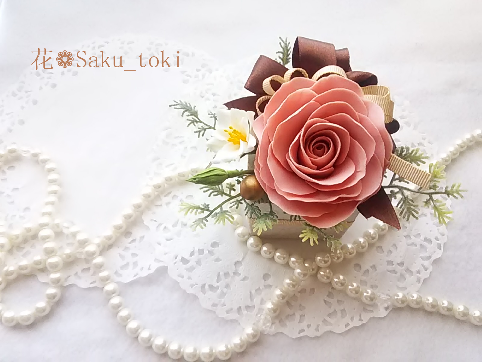 専用ミニアレンジ9種　クレイフラワー bde06643b60c5445a9c701fb00f49d