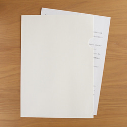 美濃和紙 High-quality paper clear file A4ｻｲｽﾞ5枚入り 3枚目の画像