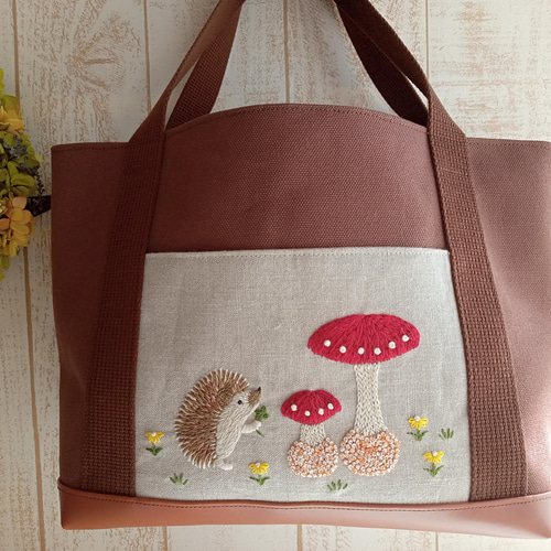 rosy巾着バッグ ミナペルホネン ハンドメイド 【公式通販】