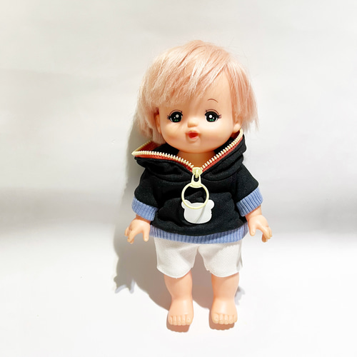 22cm ぬいぐるみ ハンドメイド 人形着せ替え服 【セット】(夜に光る