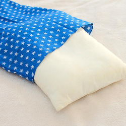 子供用枕カバー star（青） 2枚目の画像