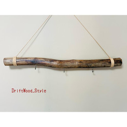 流木インテリア 無骨で太い枝のシンプルなハンガーフック 流木ハンガー ハンギング ウォールデコ 壁掛け 北欧 No.52 4枚目の画像