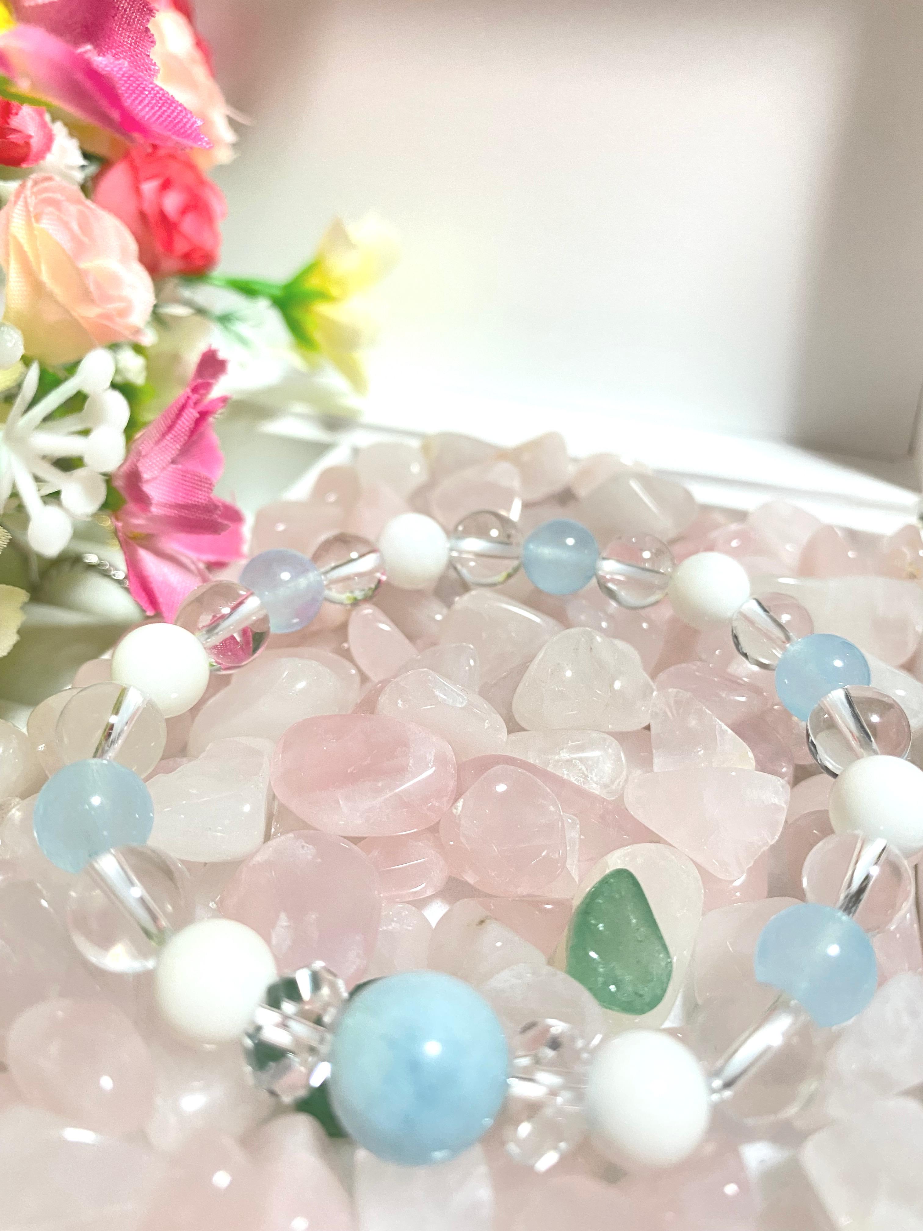 アクアマリン＊ブレスレットNo.24＊