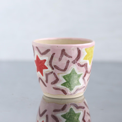 Mug Cup / Momiji Pattern (粉色) 耳把 第2張的照片