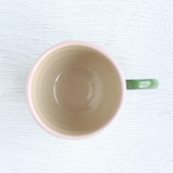Mug Cup / Momiji Pattern (粉色) 耳把 第5張的照片