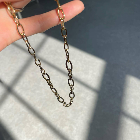 mix big chain necklace RN045 18枚目の画像