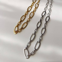 mix big chain necklace RN045 13枚目の画像