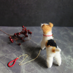 ワイヤーフォックステリア　　犬　　羊毛フェルト 6枚目の画像