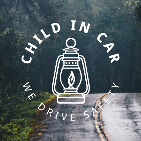 【CHILD IN CAR】カーステッカー 1枚目の画像