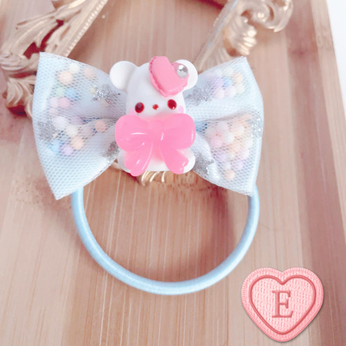 めちゃくちゃ可愛いくまちゃんヘアゴム♡ribbon 雑貨・その他 OHI 
