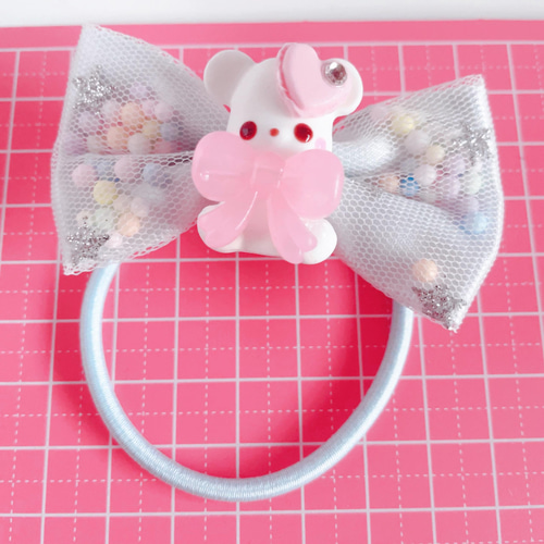 めちゃくちゃ可愛いくまちゃんヘアゴム♡ribbon 雑貨・その他 OHI 