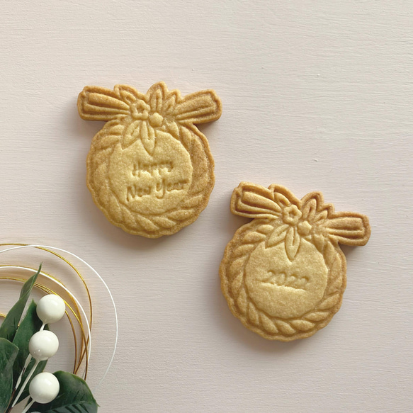[新年] 注連繩餅乾模具/可愛/禮物/禮物/手工製作/慶祝/新年快樂/新年/舞獅/Okame 第6張的照片