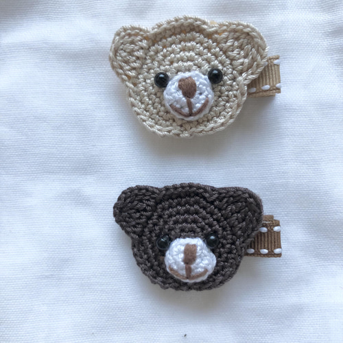 まるまるモチーフ♡ベビーヘアクリップ