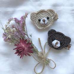 送料無料2つセット♩クリスマス雪だるまスノーマンのベビーヘア