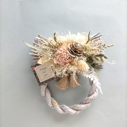 お正月2023 No.84 しめ飾り お正月飾り 2Way 正月リース しめ縄 壁飾り