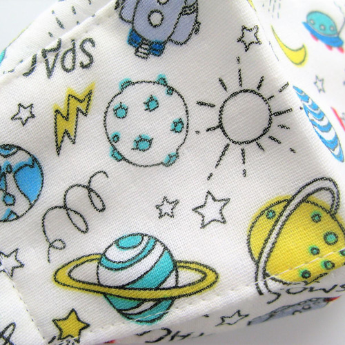 ☆送料無料☆子供用舟形マスク ガーゼタイプ ゴム調整ストッパー付