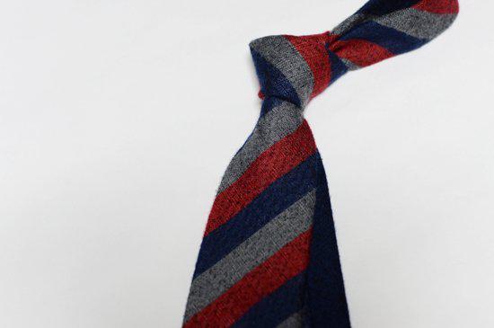 紗織りシルクウールクレリックタイ　NTWC-513