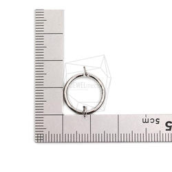 ERG-1933-R [2件] 圓形耳環 圓形耳釘 第5張的照片