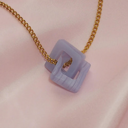 ☆ちょっと不思議な天然石のアクセサリー（ブルーレースアゲートのペンダントトップ）　Dear Friend® 1枚目の画像