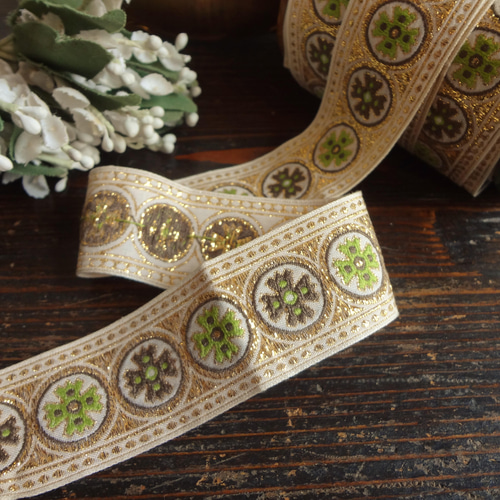 50cm】フランス ヴィンテージリボン リボン・テープ grenier plus