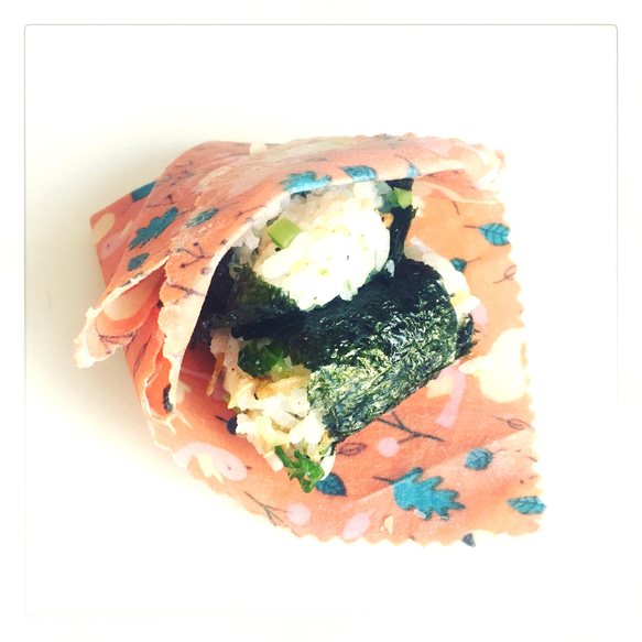 蜂蠟包裝紙]〜由無添加劑和有機材料製成的可重複使用的生態包裝紙（Hanikamu Wrap / Sunflower）〜 第7張的照片