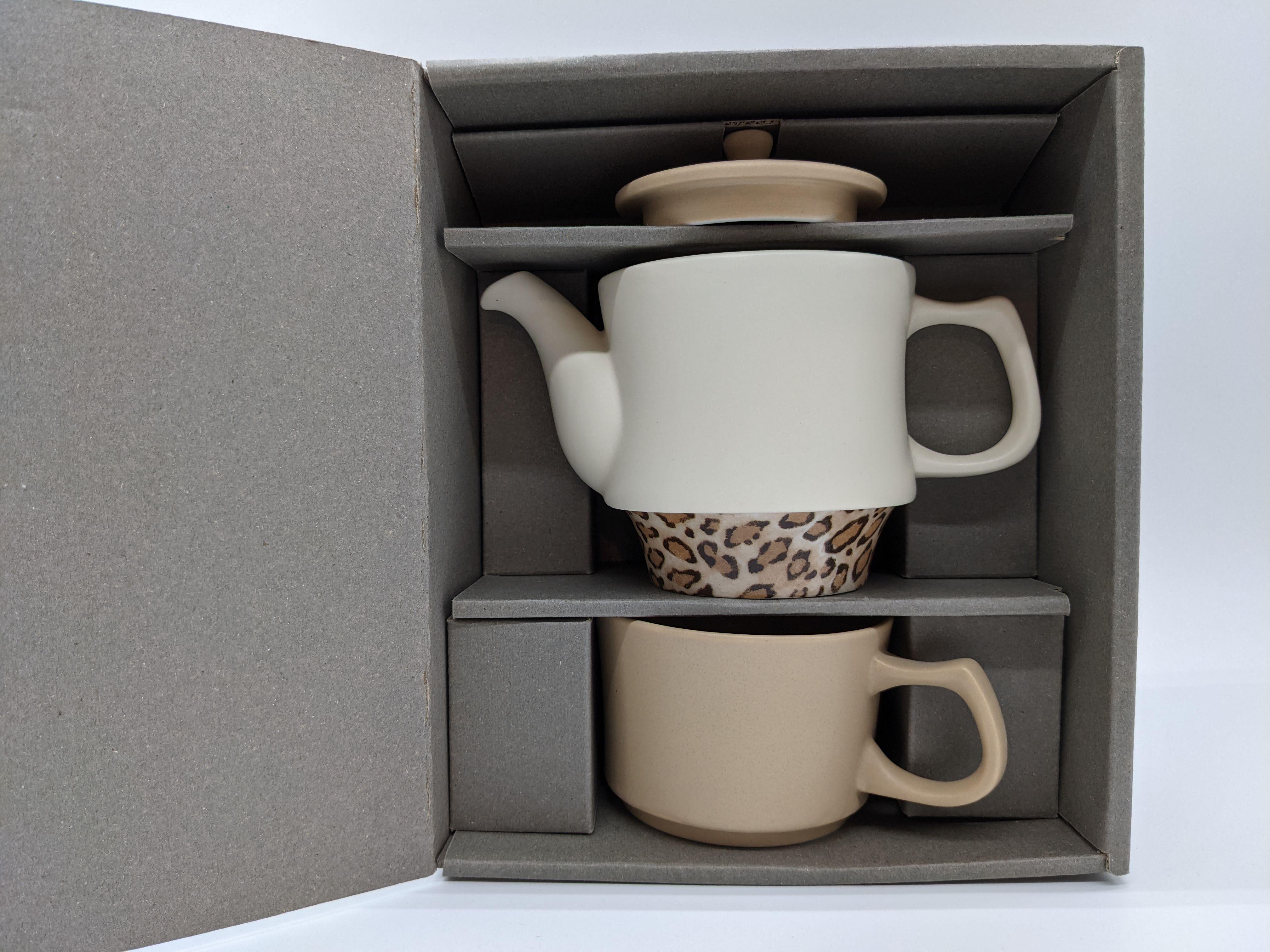 508-WB　【値下げ！】KONARE 美濃焼 /SOLO cafe　pot single　ワイルドベージュ＆マグ