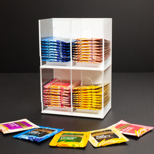 ティーバッグボックス 紅茶 コーヒー アクリル製のお洒落な収納