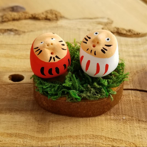 だるまさんの小さな置物 その他雑貨 NADO. 通販 13107572｜Creema