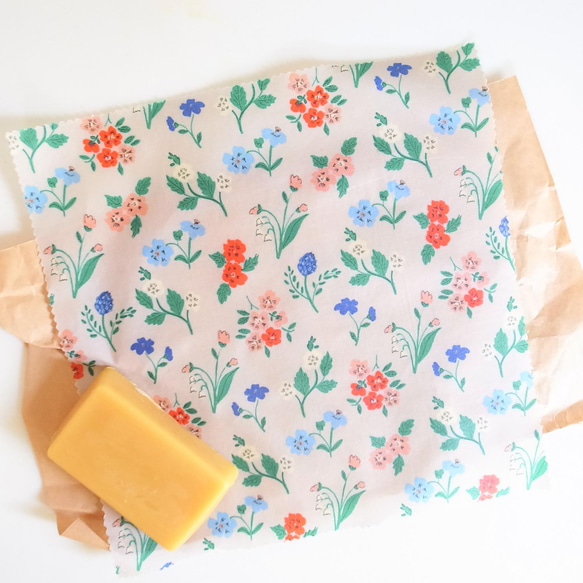 蜂蠟包裝紙]〜由無添加劑和有機材料製成的可重複使用的生態包裝紙（Hayakamu Wrap / My Beloved Kitch 第1張的照片