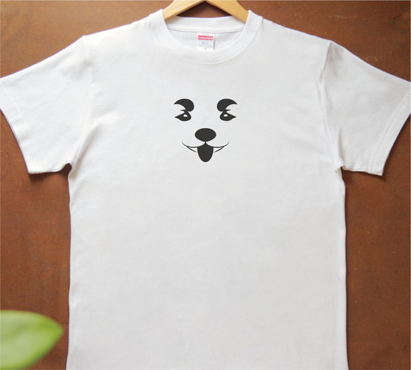 柴犬 Tシャツ【名入れ】 プリント 印刷 グッズ イラストレーター  ペット 犬 シルエット 3枚目の画像