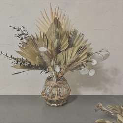 ピンクホワイトカラーテイスト ブーケ ウエディングブーケ アーティ  