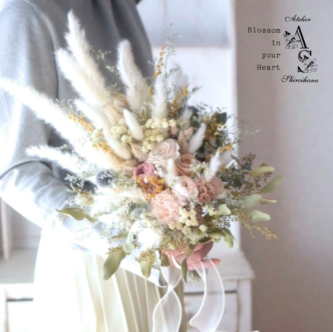 ⋆ぽんた様専用 お申込み欄⋆ 春いろ：クラッチブーケ⋆ブートニア 2点set