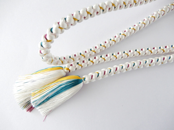 【吊り糸角八つ組／147cm】手組み組紐 【吊り糸角八つ組／147cm】手組み組紐 在庫限りの商品写真