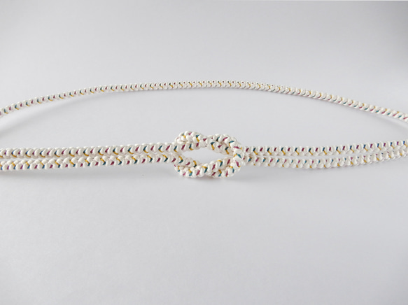 【吊り糸角八つ組／147cm】手組み組紐 【吊り糸角八つ組／147cm】手組み組紐 在庫限りの商品写真