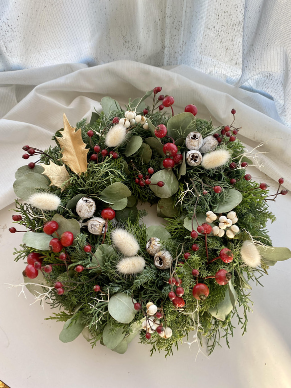 WINTER　WREATH　　ウインターリース　ドライフラワー WINTER WREATH ウインターリース ドライフラワー