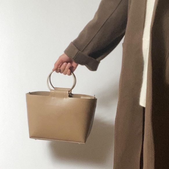 Epidote  Ring Bag （Beige） 5枚目の画像