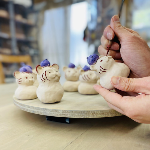 鏡餅&とら♡お正月②