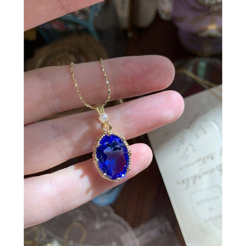 人工タンザナイト ブルー コーンフラワー サファイア ウエスタン