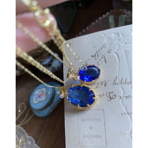 人工タンザナイト ブルー コーンフラワー サファイア ウエスタン