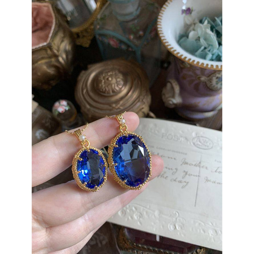 人工タンザナイト ブルー コーンフラワー サファイア ウエスタン